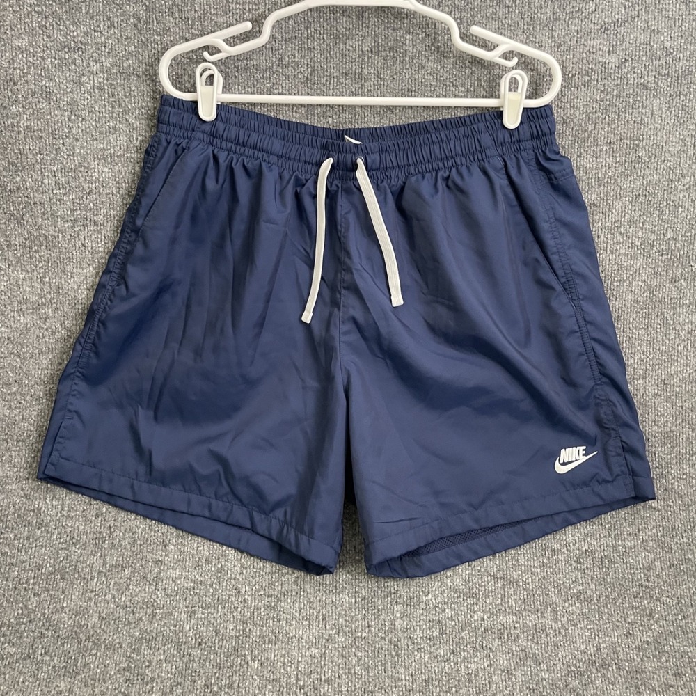 Nike Essentials Woven Lined Flow Shorts Mens Sz XL Navy Blue AR2382 410